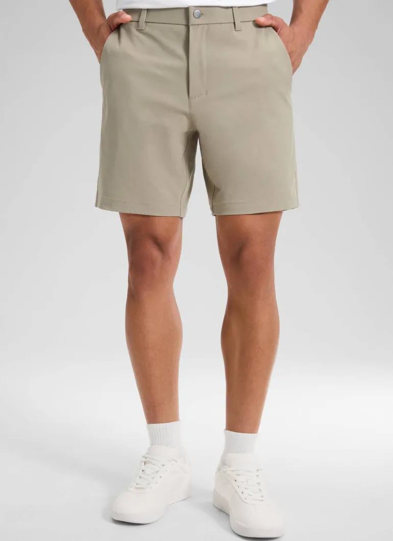 Stretch Cotton Pocket Chino Shorts 7"