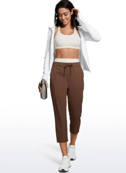 Stretch Cropped Pocket Pant 23''