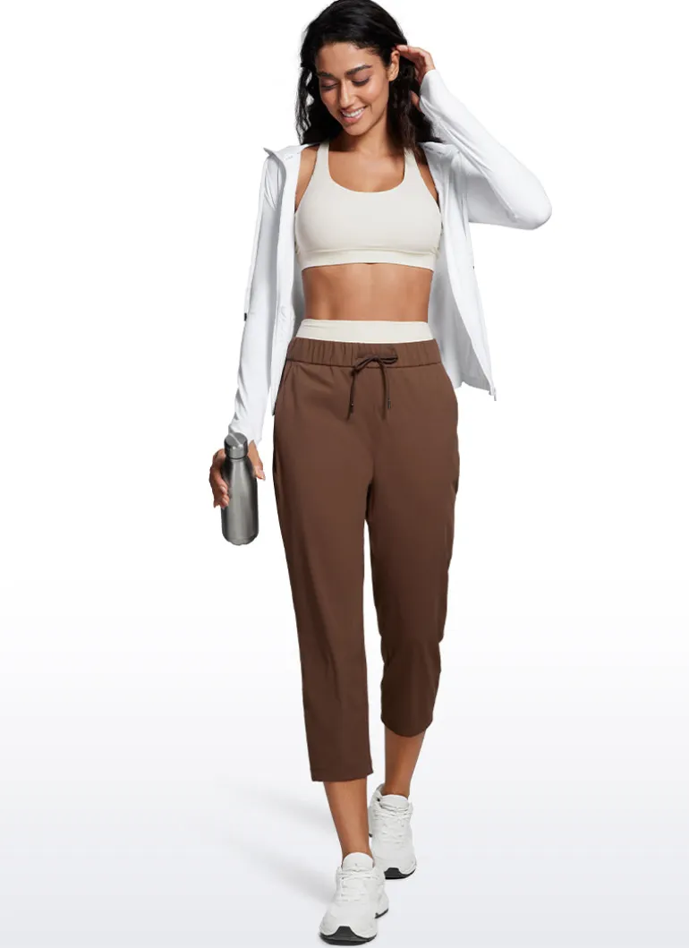 Stretch Cropped Pocket Pant 23''