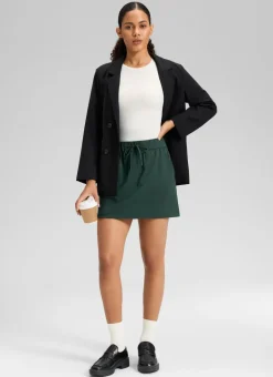 Stretch Drawstring Liner Skirt 15'' - 5 Pocket