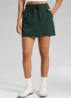 Stretch Drawstring Liner Skirt 15'' - 5 Pocket