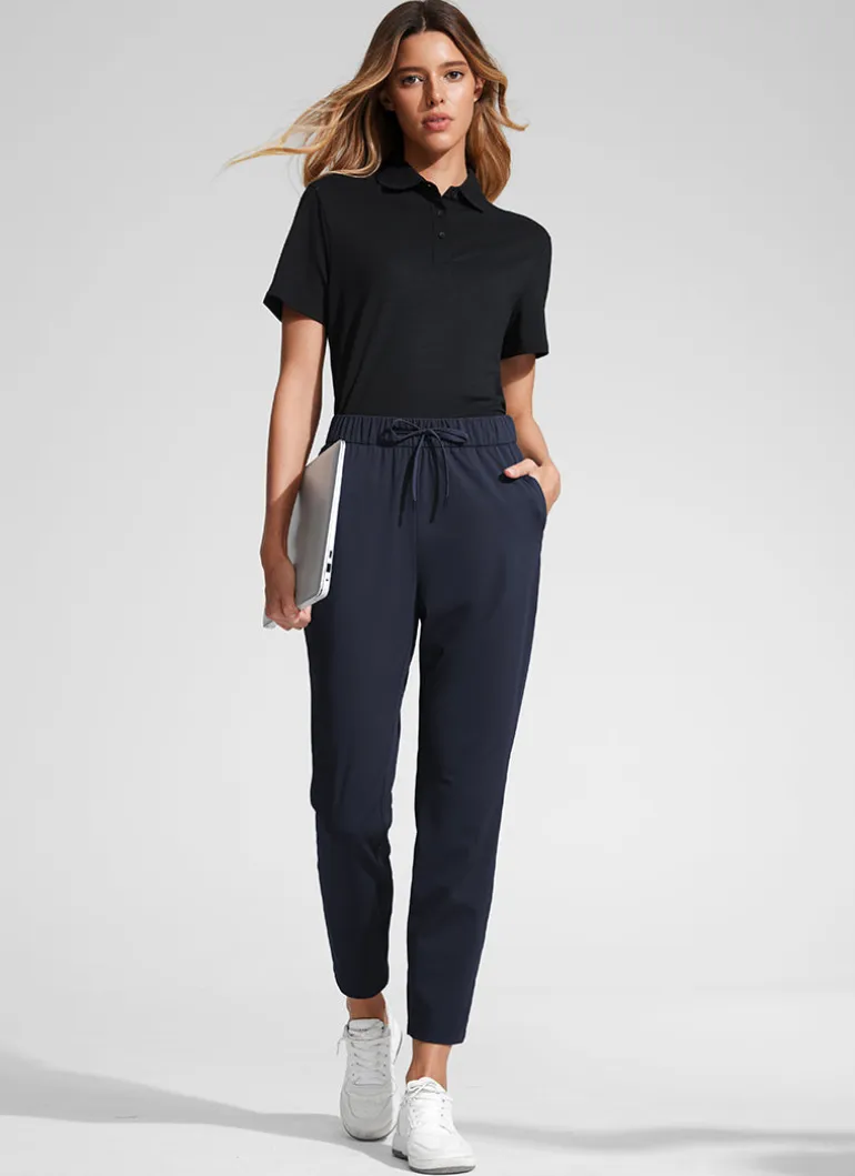 Stretch Drawstring 7/8 Pocket Pant 27''