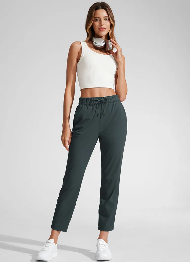 Stretch Drawstring 7/8 Pocket Pant 27''