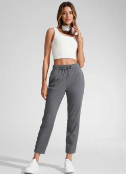 Stretch Drawstring 7/8 Pocket Pant 27''