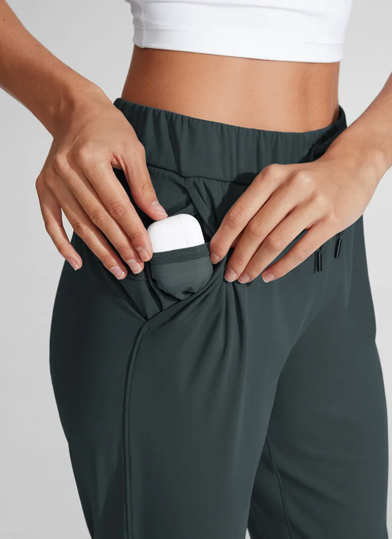 Stretch Drawstring 7/8 Pocket Pant 27''