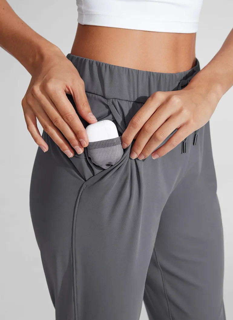 Stretch Drawstring 7/8 Pocket Pant 27''