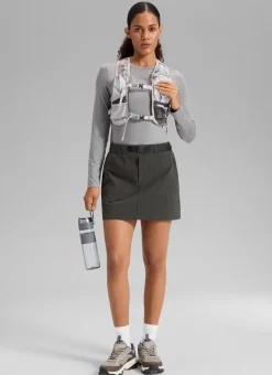 Stretch High Rise Mini Hiking Skirt 14.5’’
