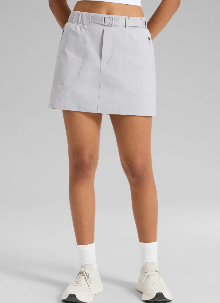 Stretch High Rise Mini Hiking Skirt 14.5’’