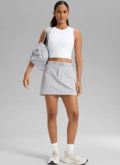 Stretch High Rise Mini Hiking Skirt 14.5’’