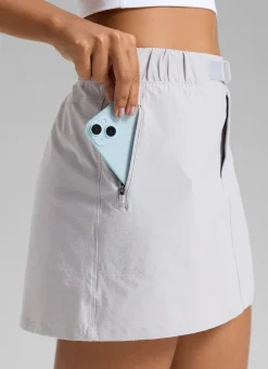 Stretch High Rise Mini Hiking Skirt 14.5’’
