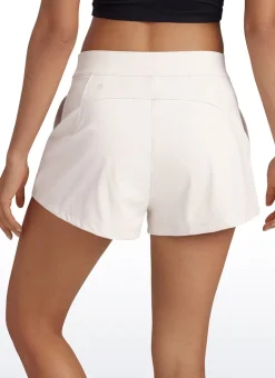 Stretch High-Rise Shorts with Pockets 2.5