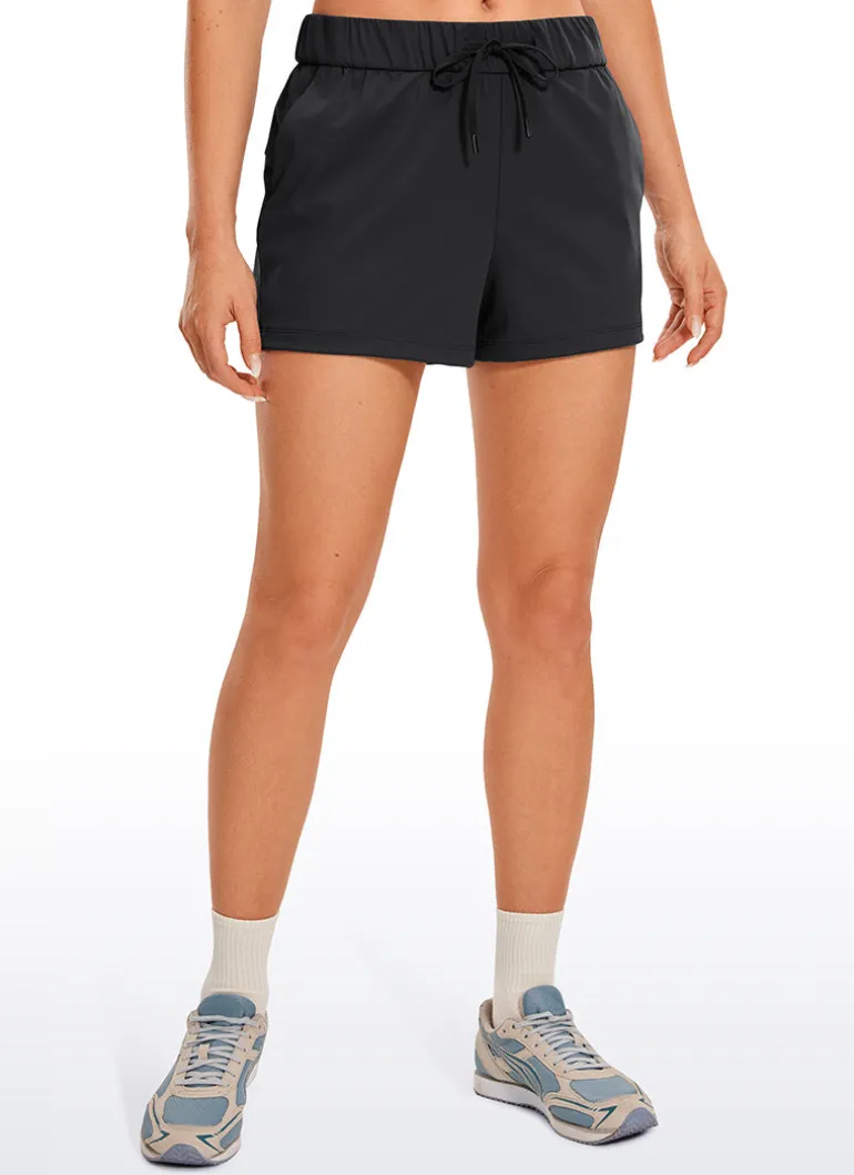 Stretch Mid Rise Pocket Shorts 2.5"
