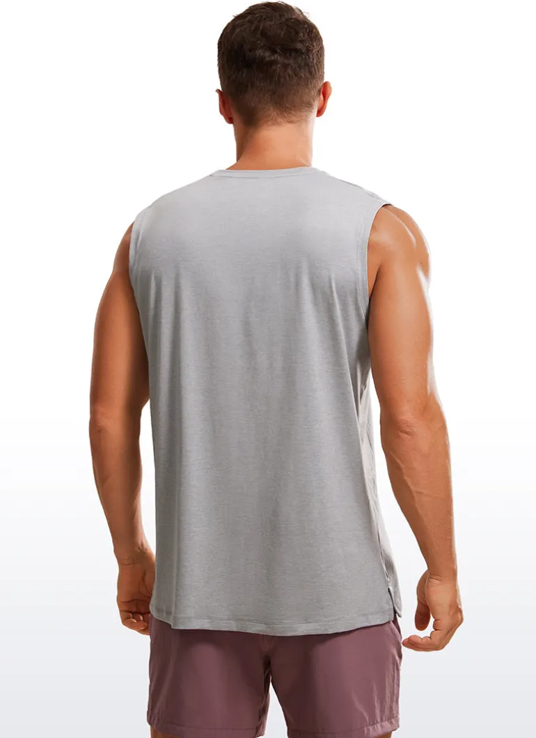 Stretch Quick Dry Tank Tops Crewneck