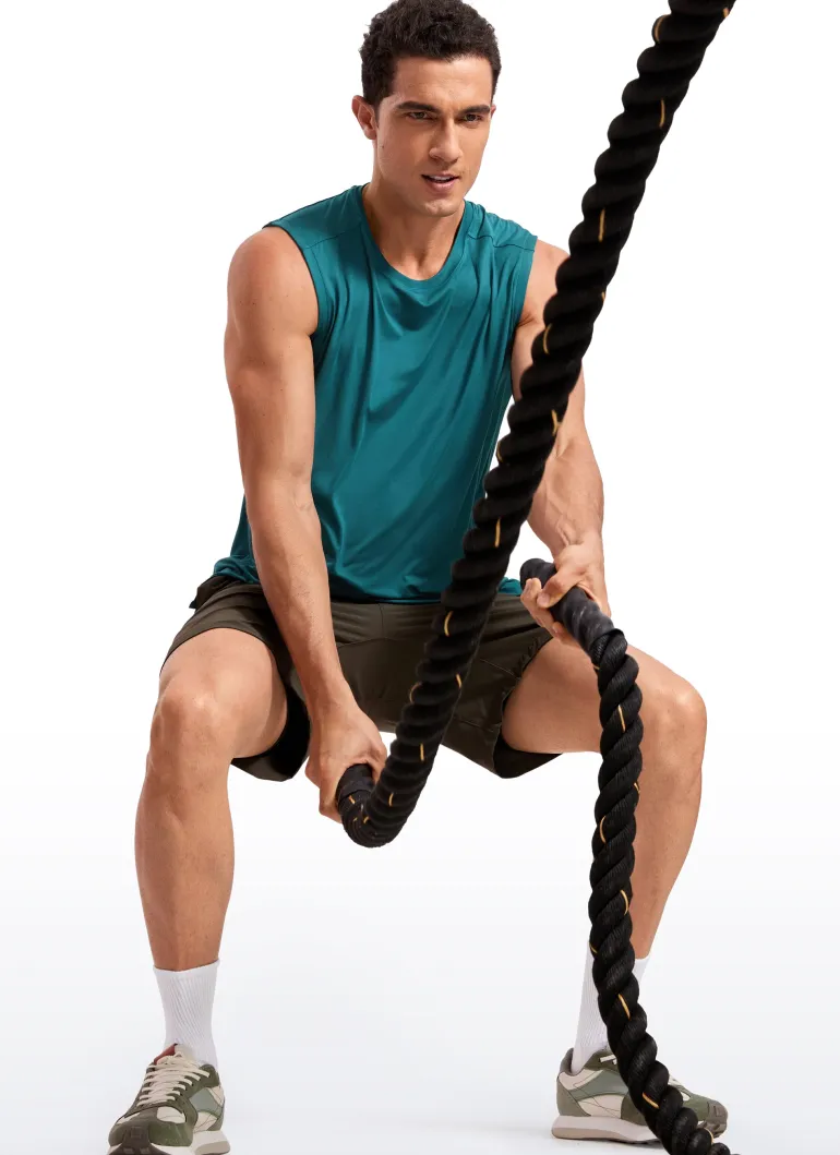 Stretch Quick Dry Tank Tops Crewneck