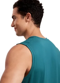 Stretch Quick Dry Tank Tops Crewneck