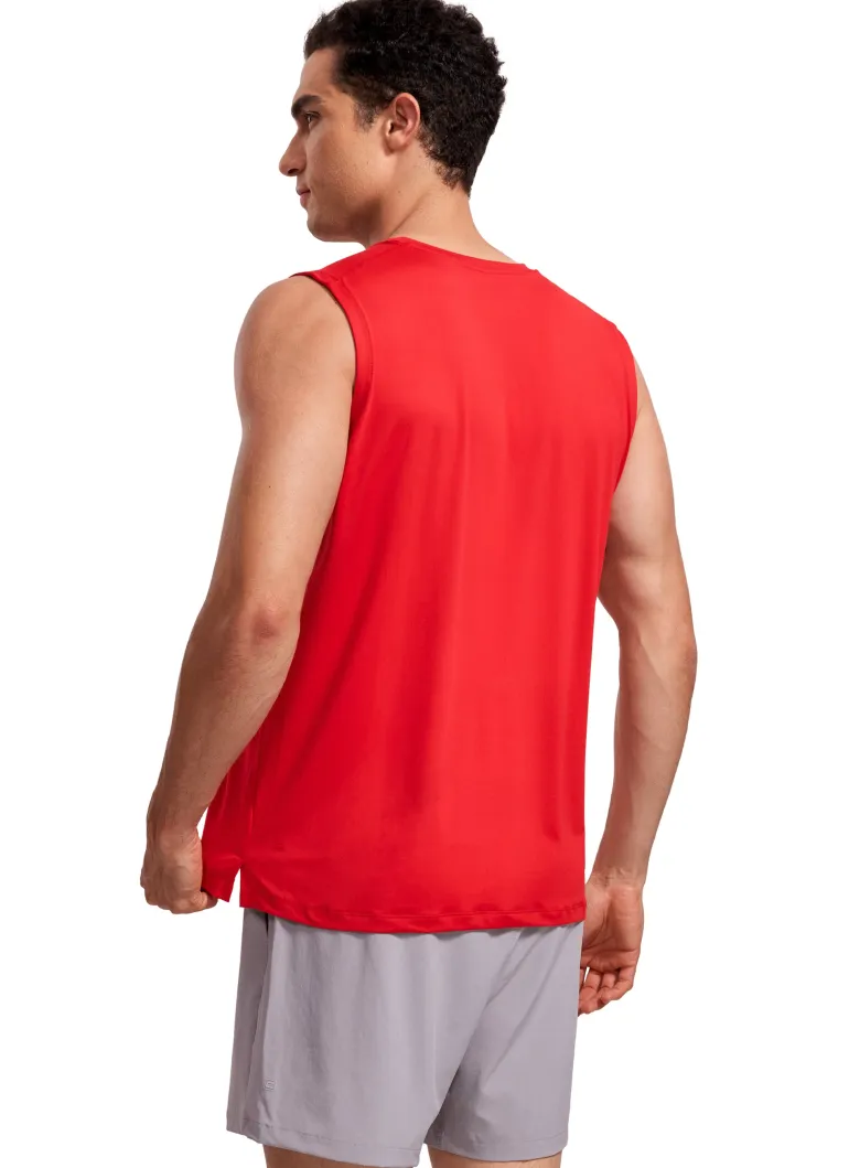 Stretch Quick Dry Tank Tops Crewneck