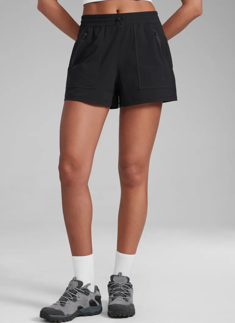 Stretch Water Repellent Hiking Pocket Shorts 3''