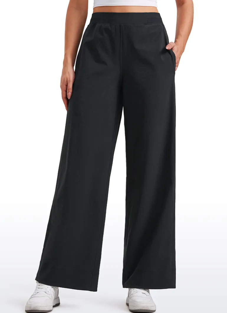 Stretch Wide Leg Casual Pant 30"