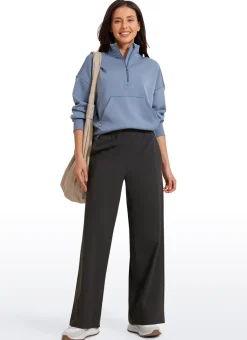 Stretch Wide Leg Casual Pant 30