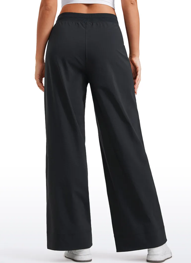 Stretch Wide Leg Casual Pant 30"