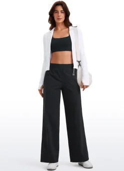 Stretch Wide Leg Casual Pant 30