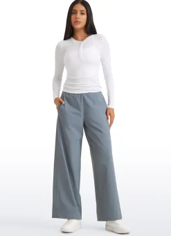 Stretch Wide Leg Casual Pant 30