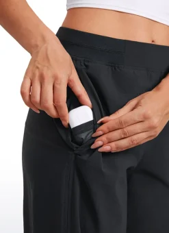 Stretch Wide Leg Casual Pant 30