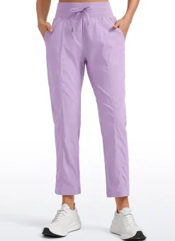 Striped Cinched Leg Pocket Pant 27''