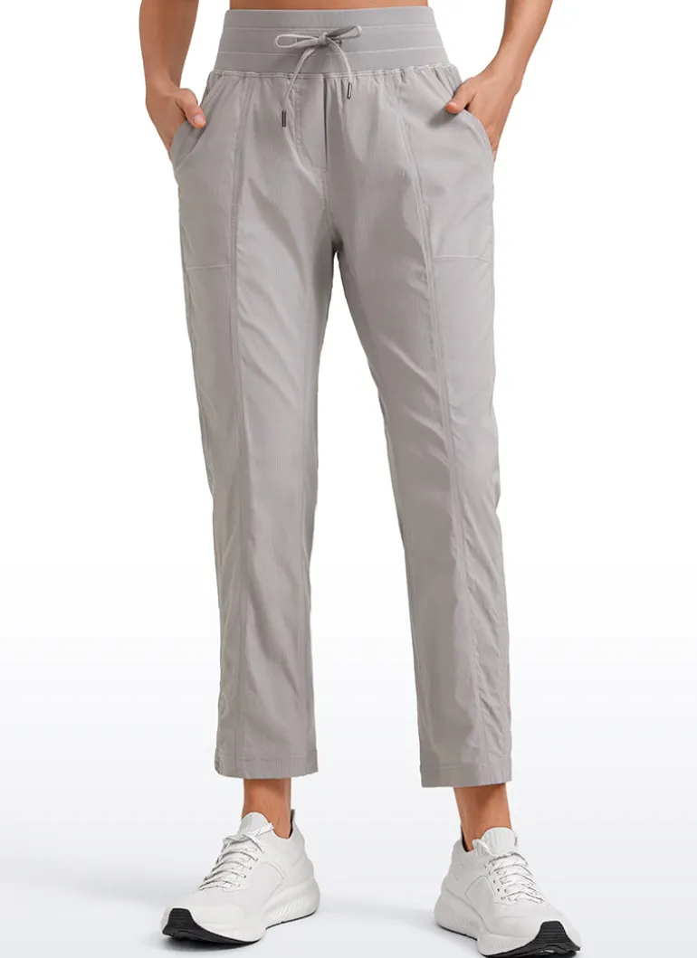 Striped Cinched Leg Pocket Pant 27''