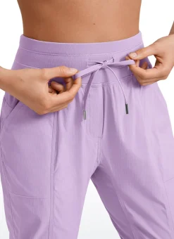 Striped Cinched Leg Pocket Pant 27''