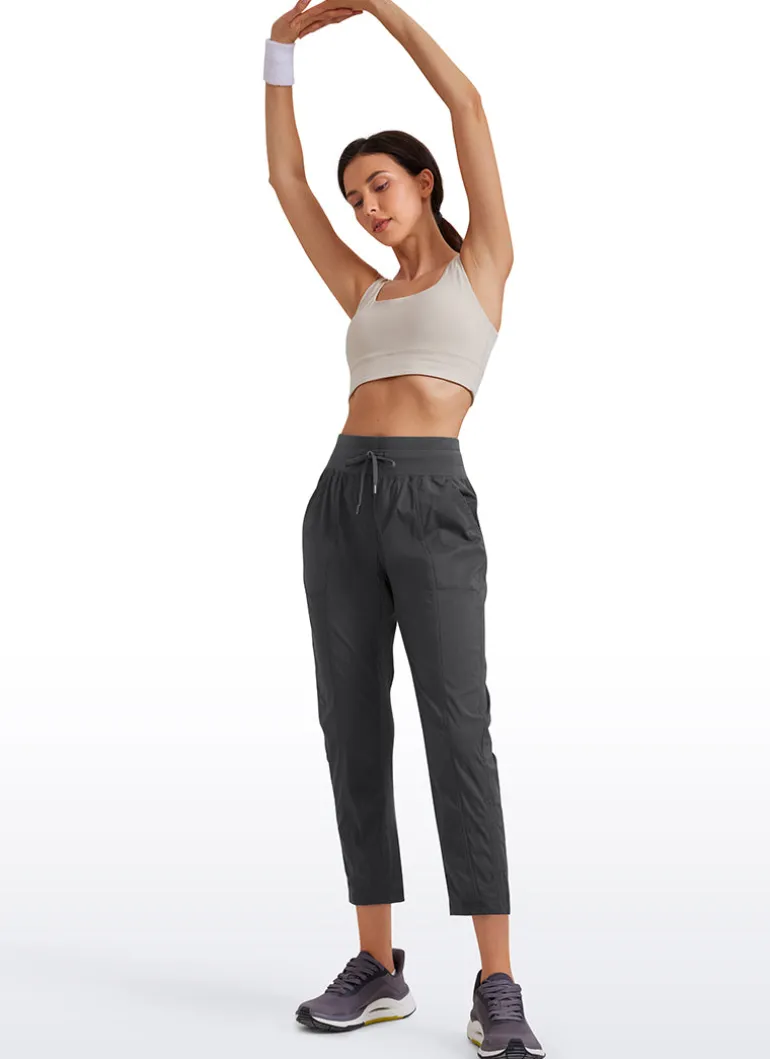 Striped Pants with Pockets 25''- Cinched Leg