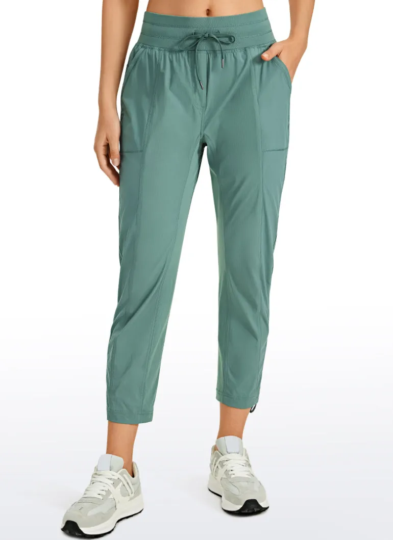 Striped Pants with Pockets 25''- Cinched Leg