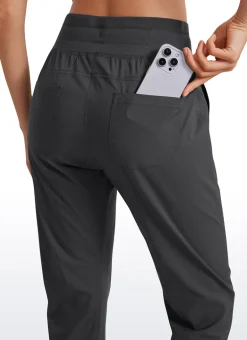 Striped Pants with Pockets 25''- Cinched Leg