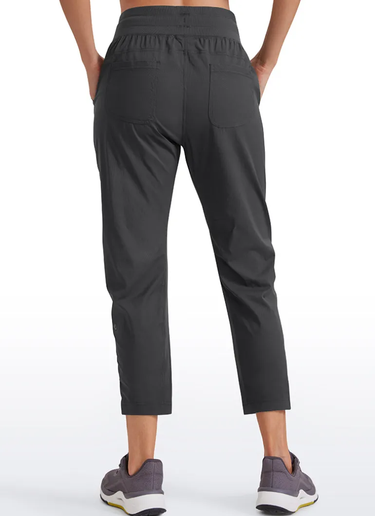 Striped Pants with Pockets 25''- Cinched Leg