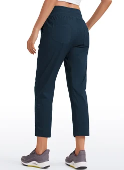 Striped Pants with Pockets 25''- Cinched Leg