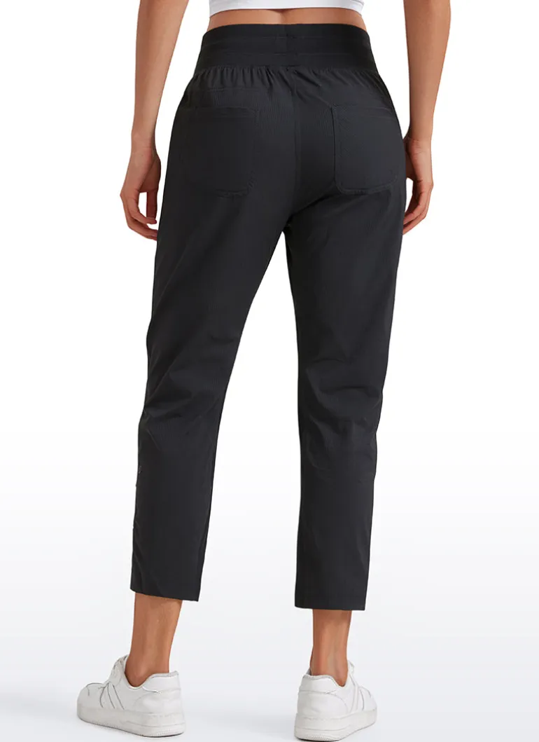 Striped Pants with Pockets 25''- Cinched Leg