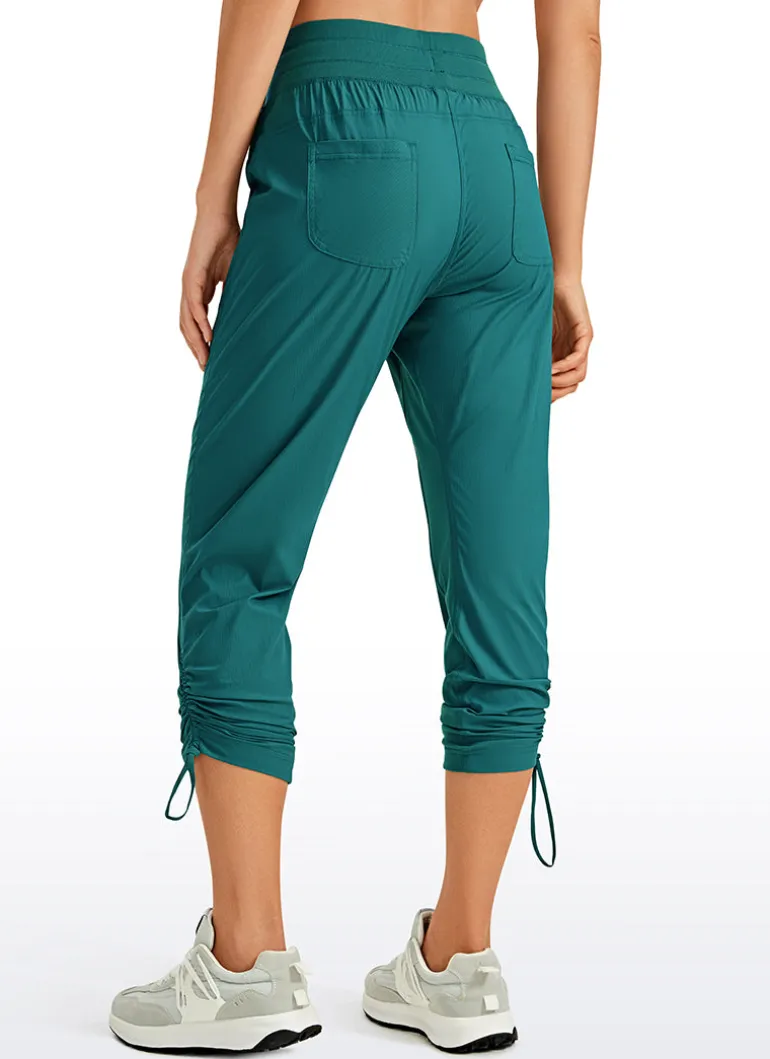 Striped Pants with Pockets 25''- Cinched Leg