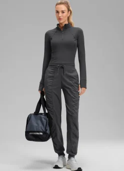 Striped Ruched Pocket Jogger 30''