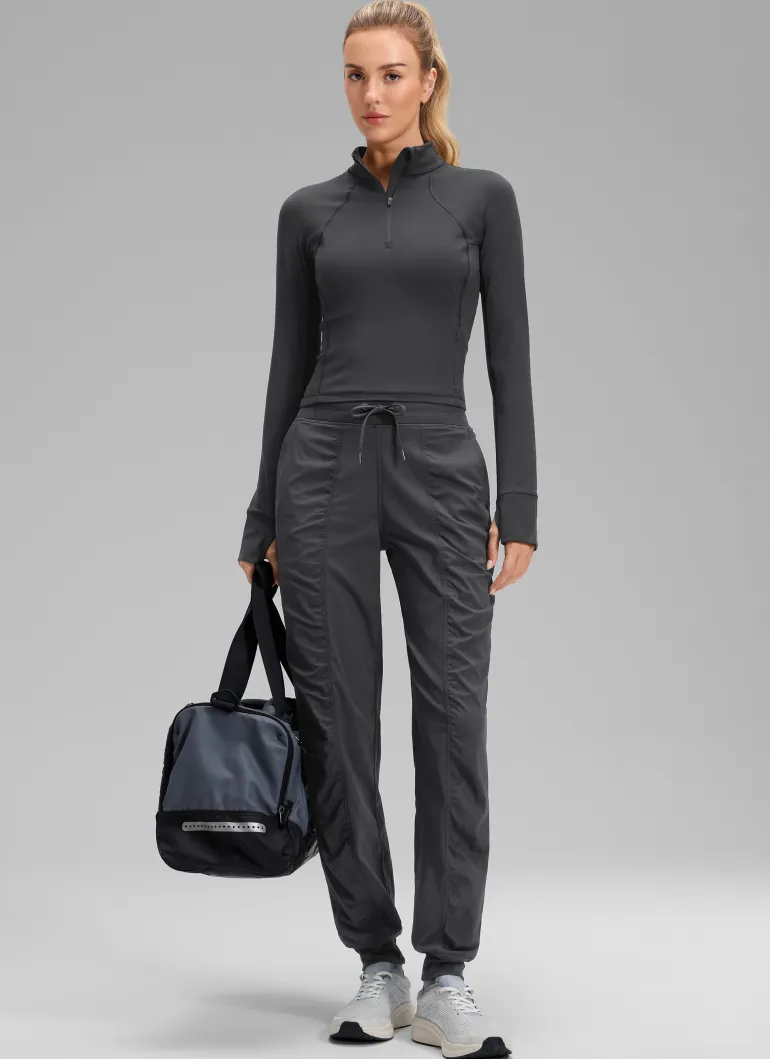 Striped Ruched Pocket Jogger 30''