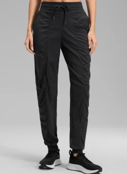 Striped Ruched Pocket Jogger 30''
