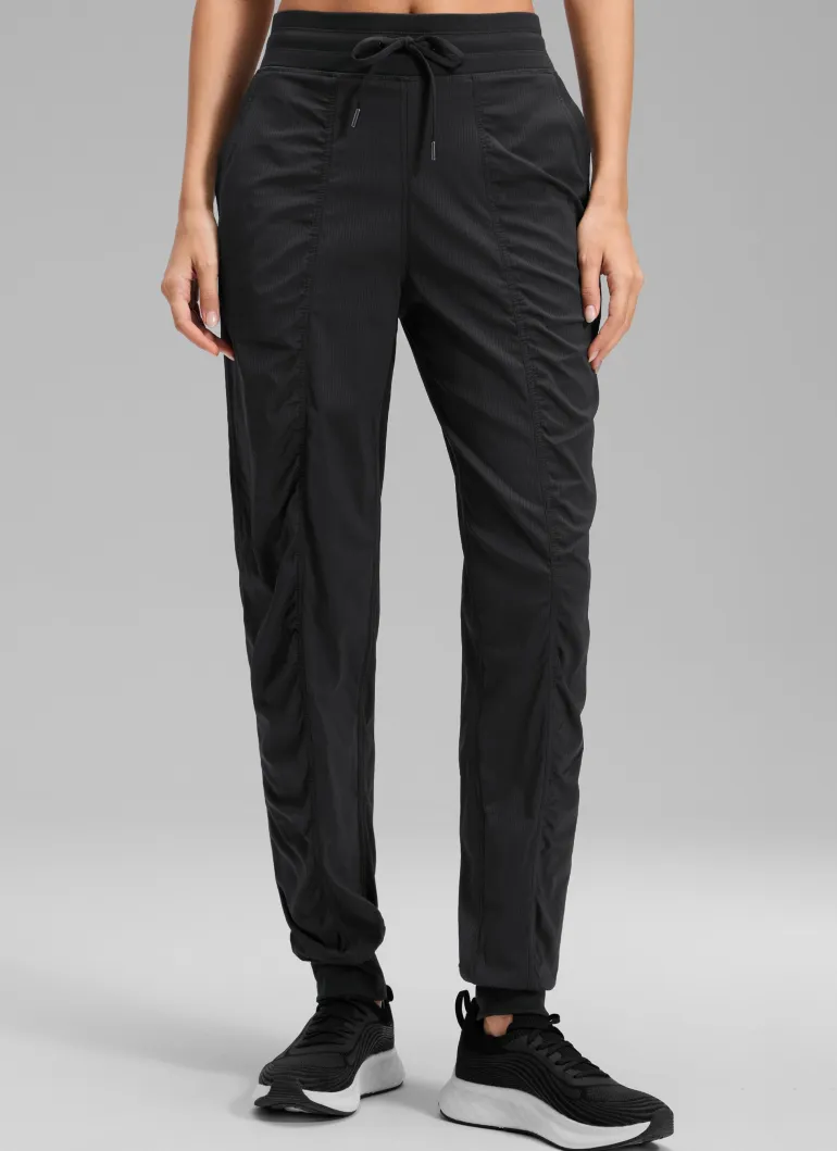 Striped Ruched Pocket Jogger 30''