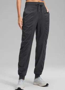 Striped Ruched Pocket Jogger 30''
