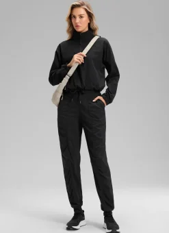 Striped Ruched Pocket Jogger 30''