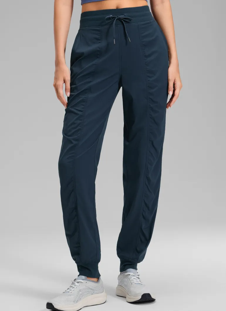 Striped Ruched Pocket Jogger 30''