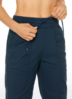 Striped Ruched Pocket Jogger 28''