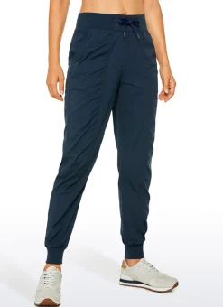 Striped Ruched Pocket Jogger 28''