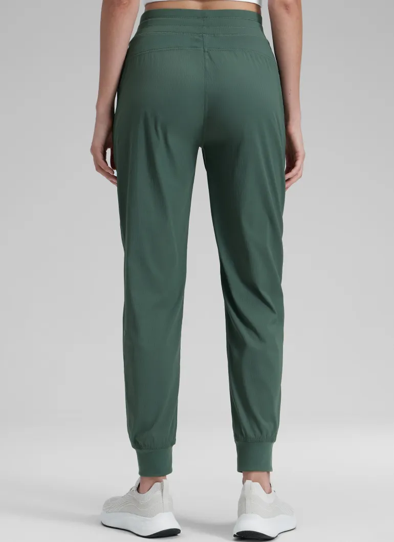 Striped Ruched Pocket Jogger 28''