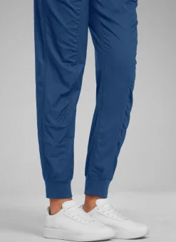 Striped Ruched Pocket Jogger 28''