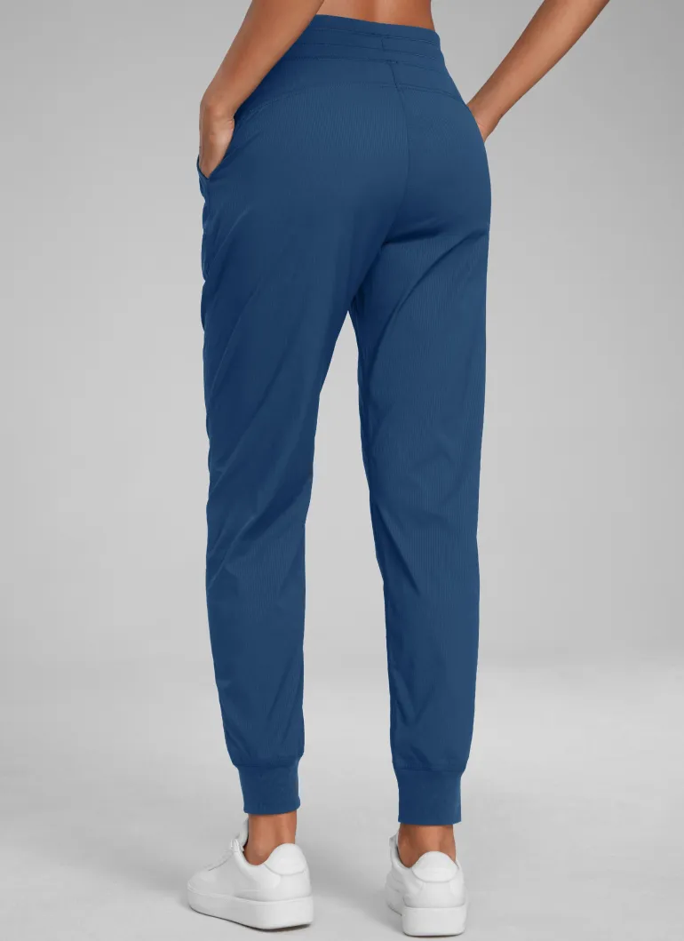 Striped Ruched Pocket Jogger 28''