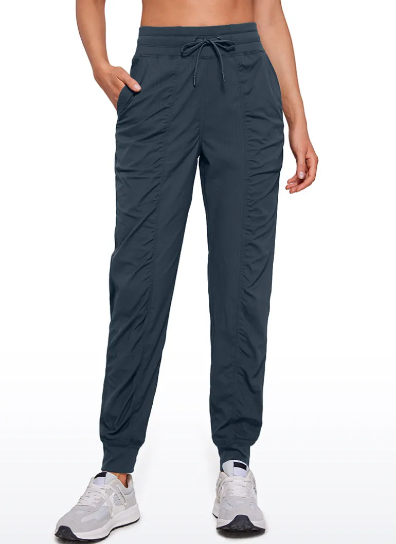 Striped Ruched Pocket Jogger 28''